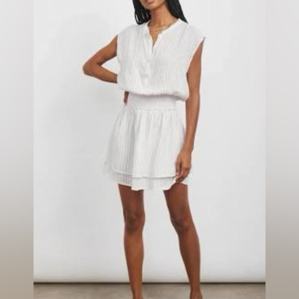 RAILS Angelina Dress in White Size XS - Picture 2 of 6